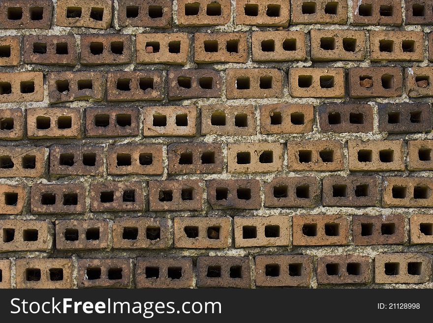 Air brick wall closeup (background)