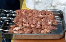 Preparation Of Shashlik Stock Photography Preparation Of Shashlik Stock Photography