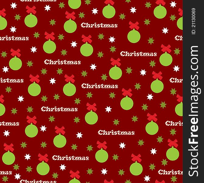 Christmas bright seamless background with text. Christmas bright seamless background with text.