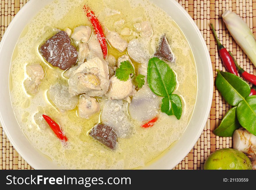 Chicken Coconut Milk Soup