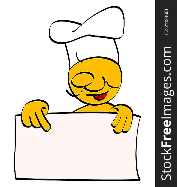 Chef With Empty Board