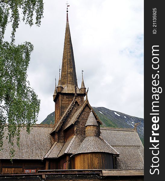 Detail of a typical Church in Norway. Detail of a typical Church in Norway