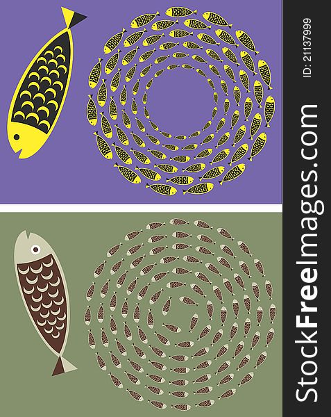 Fish Circular Pattern