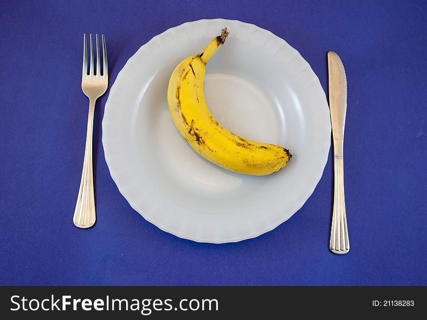 Plate With Banana