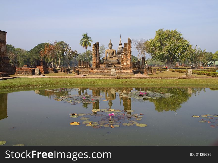 Buddha Sukhothai Historical park, Thailand