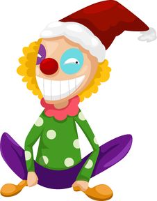 Clown Vector Royalty Free Stock Photography Clown Vector Royalty Free Stock Photography
