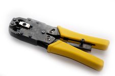 Network Cable Crimper Stock Photography