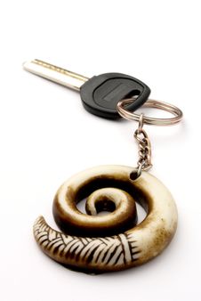 Key And Key Chain In The Helix Royalty Free Stock Photos