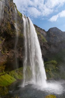 Seljalandsfoss In Iceland Stock Image Seljalandsfoss In Iceland Stock Image