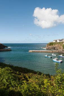 Port Isaac In Cornwall Stock Image Port Isaac In Cornwall Stock Image
