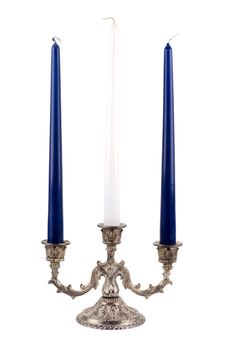 Candlestick With Candles Stock Image