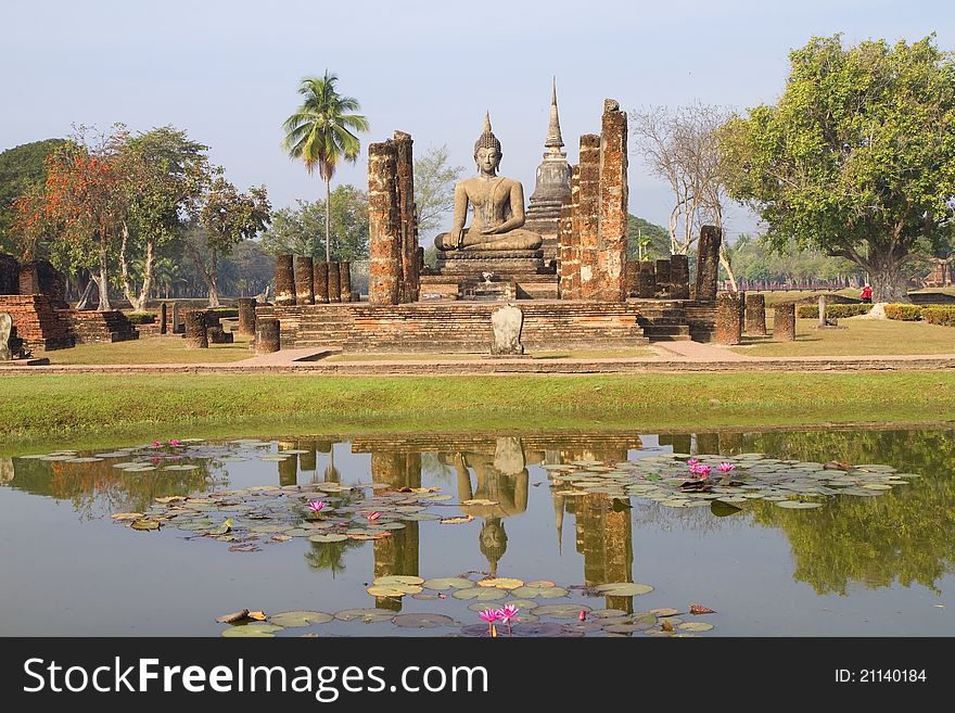 Buddha Sukhothai Historical park, Thailand