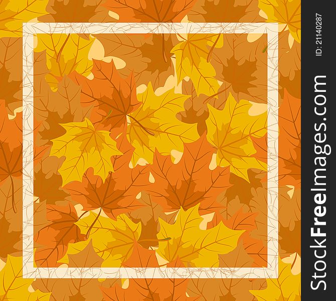 Seamless background from autumn maple leaves. Seamless background from autumn maple leaves