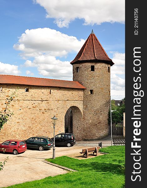 Castle in a small town in Germany