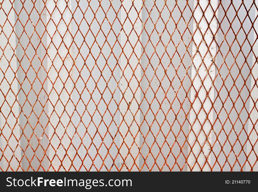 Steel wire netting is rust. Steel wire netting is rust