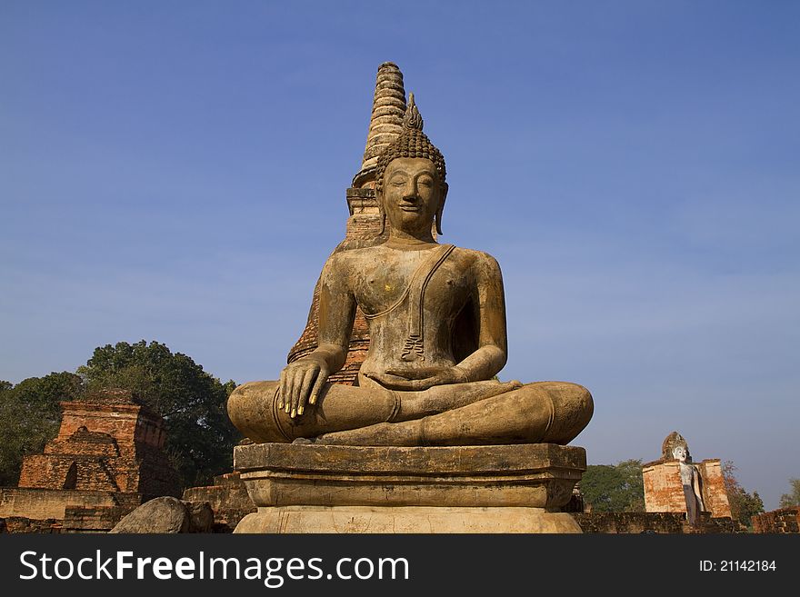 Buddha Sukhothai Historical park, Thailand