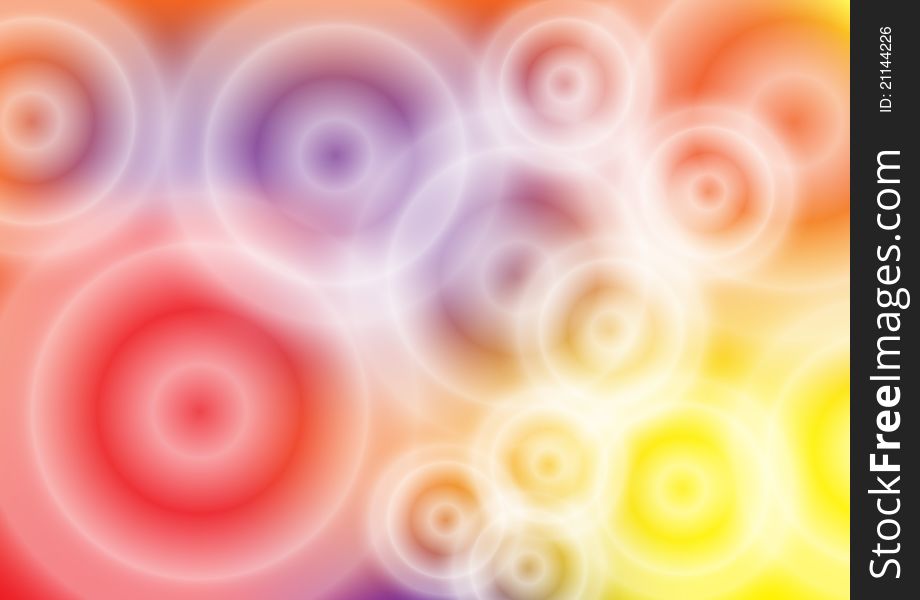 Abstract colored background with glaring circles. Abstract colored background with glaring circles