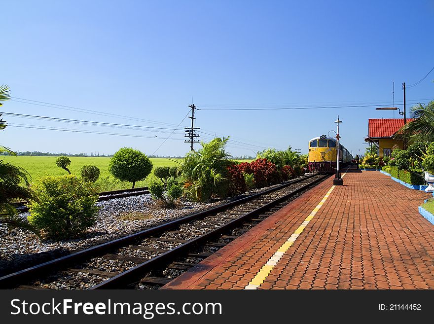 Diversion junction railway,The train. Diversion junction railway,The train