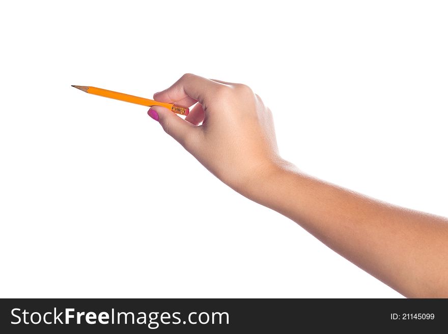 Hand with Pencil