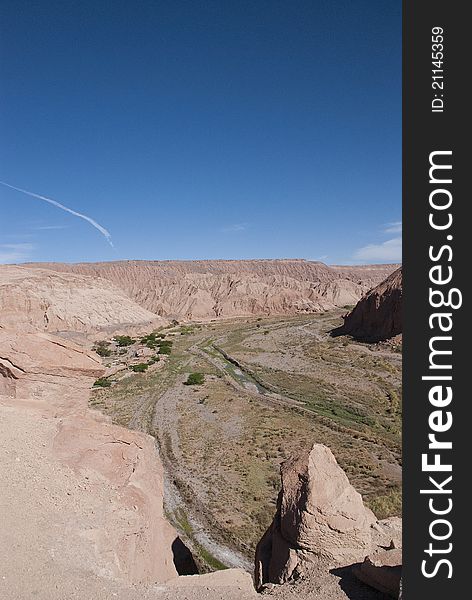 Landscape in atacama desert (chile)