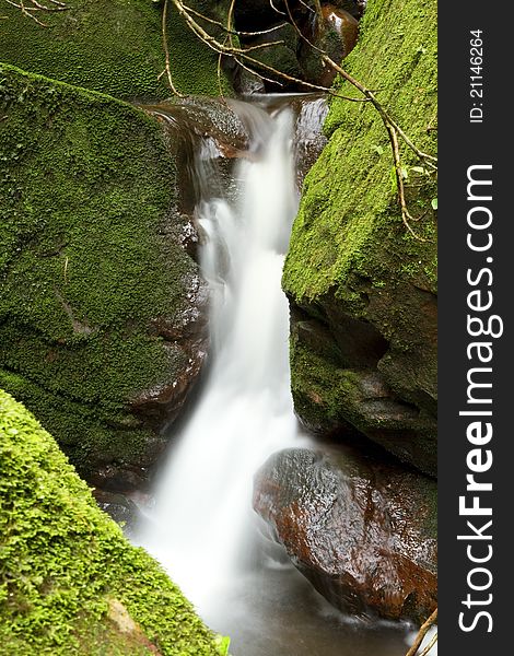 Sai Thip Waterfall at Phu Soi Dao National Park, Uttaradit, Thailand