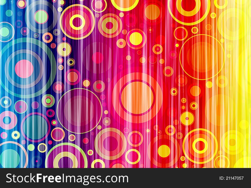 Colorful grunge circles on a white background. Colorful grunge circles on a white background