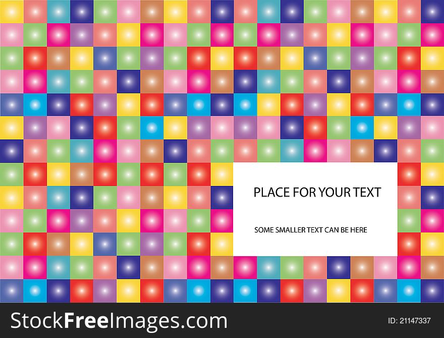 Abstract check background with place for your text