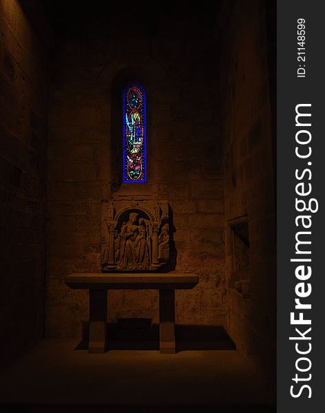 Chapel, Abbey church, Fontfroide abbey, Southern France