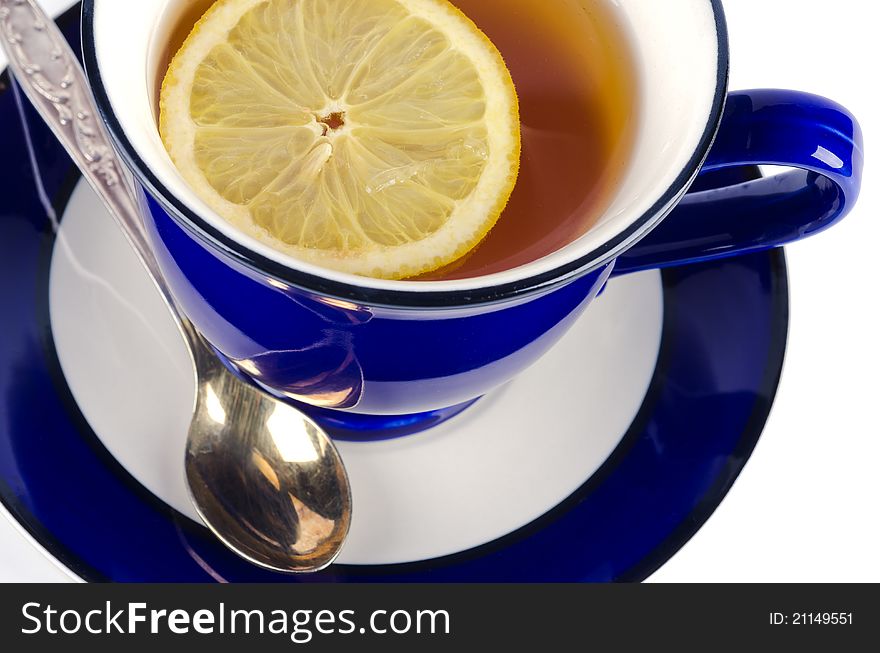 Studio shot of Cup of Tea isolated on white background