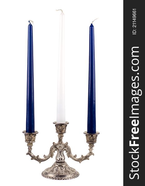 Candlestick with candles