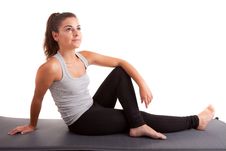 Young Fitness Instructor Stock Image Young Fitness Instructor Stock Image