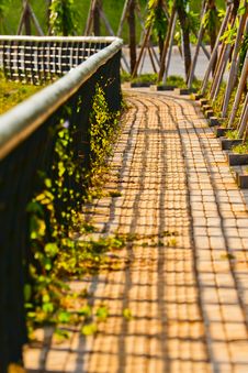 Brick Sidewalk Stock Photography Brick Sidewalk Stock Photography