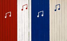 Painted Boards Royalty Free Stock Image