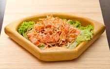 Salmon Salad Royalty Free Stock Photos Salmon Salad Royalty Free Stock Photos
