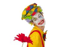 Colorful Clown Stock Photo