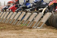 Quad Bike Racing Stock Photography