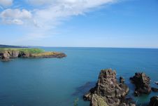 View From Dunnottar Castle Stock Image View From Dunnottar Castle Stock Image