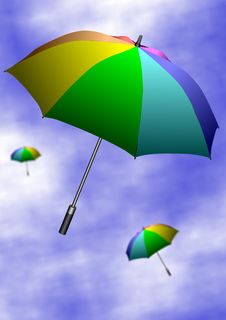 Umbrellas Royalty Free Stock Photos