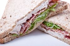 Chicken Sandwich Royalty Free Stock Image Chicken Sandwich Royalty Free Stock Image