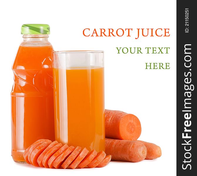 Glass With Carrot Juice