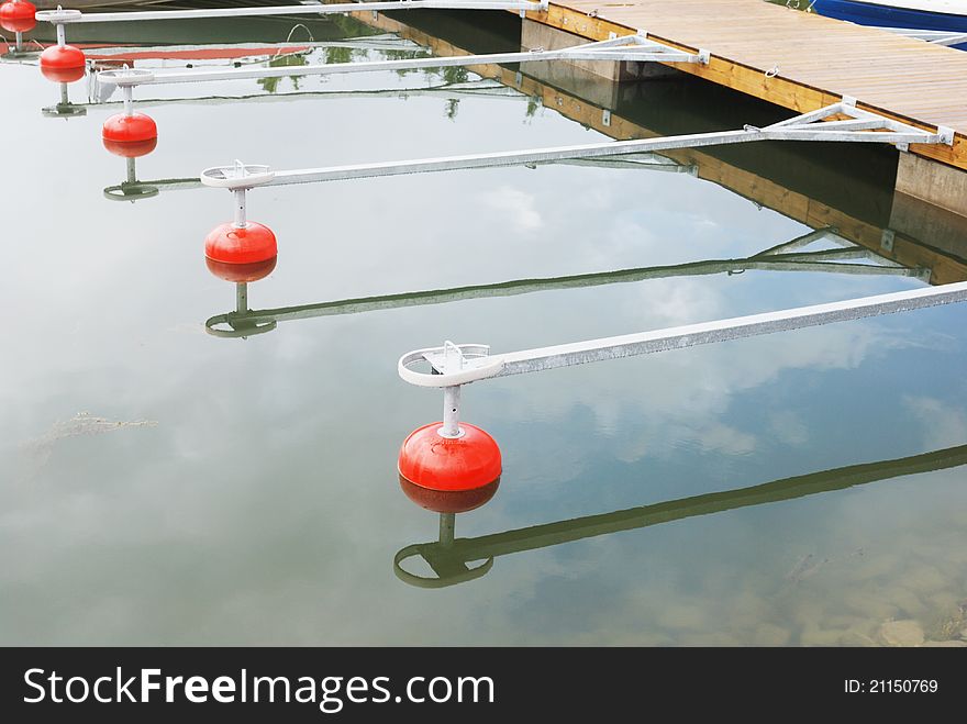 Empty parking for boats