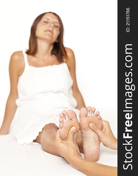 Massage Of A Womanâ€™s Foot