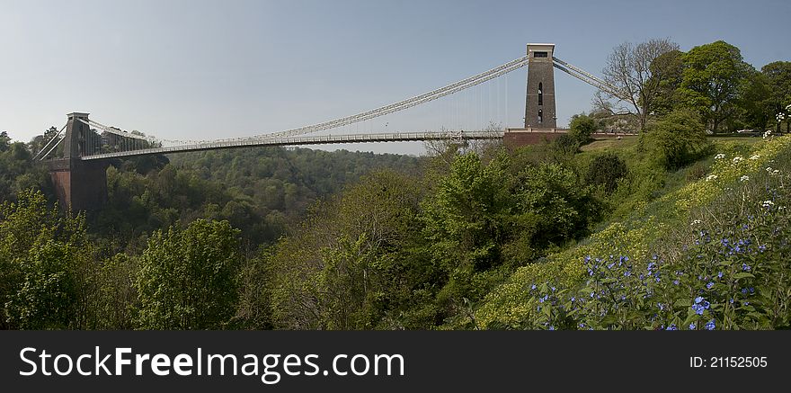 Clifton Suspension Bridge and the Avon Gorge. Clifton Suspension Bridge and the Avon Gorge