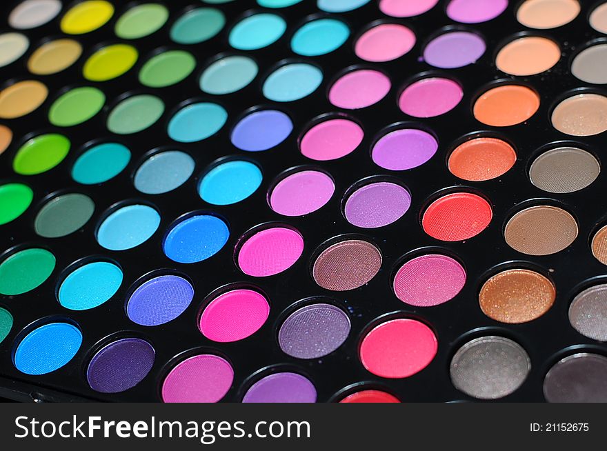 Colourful eye shadow for make up. Colourful eye shadow for make up