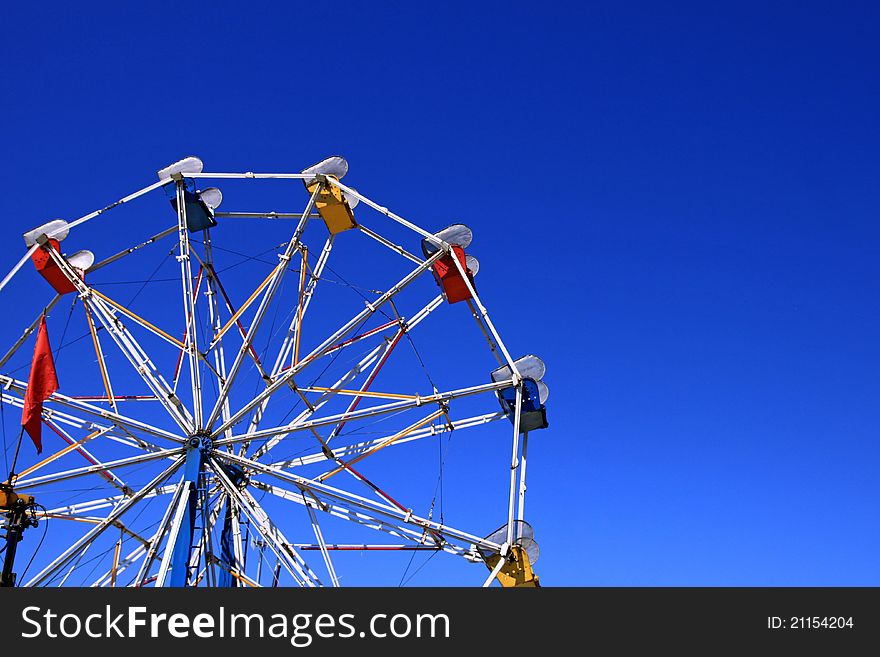 Hood River county fair Ferris Wheel. Hood River county fair Ferris Wheel