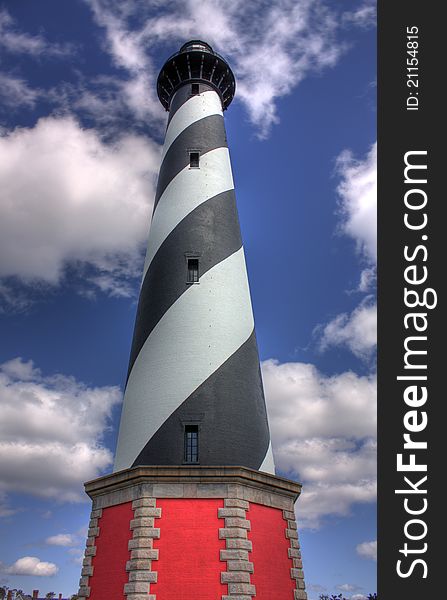 I took this lighthouse photograph on Hatteras Island in the Outer Banks of North Carolina near the community of Buxton, which is part of the Cape Hatteras National Seashore. I took this lighthouse photograph on Hatteras Island in the Outer Banks of North Carolina near the community of Buxton, which is part of the Cape Hatteras National Seashore.