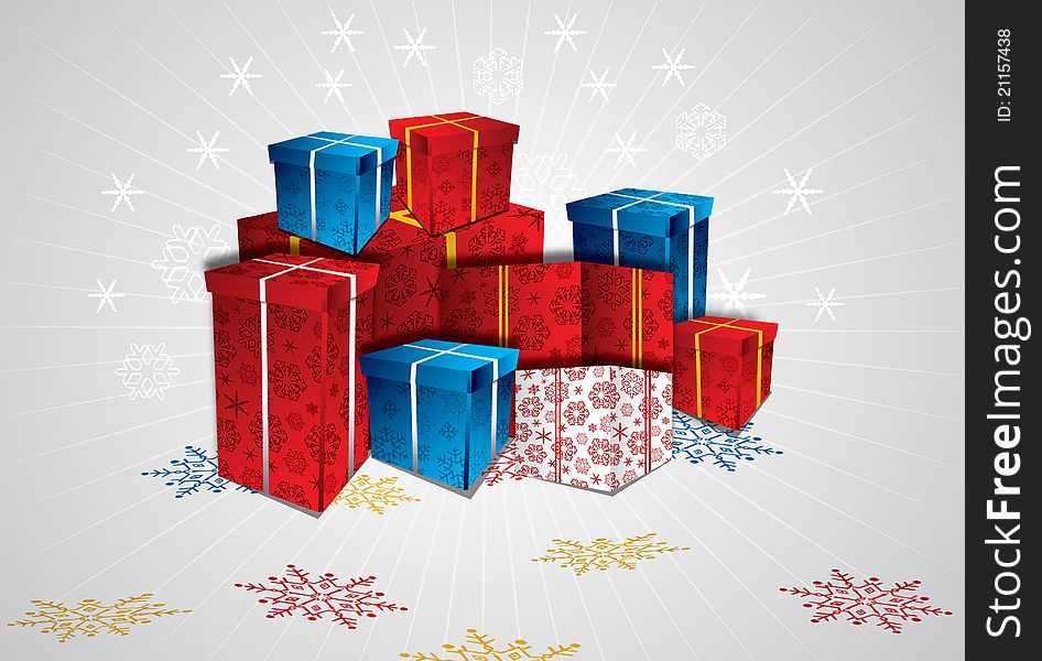 Vector Christmas Gift Box