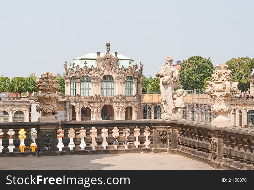 Zwinger Palace in Dresden. Germany