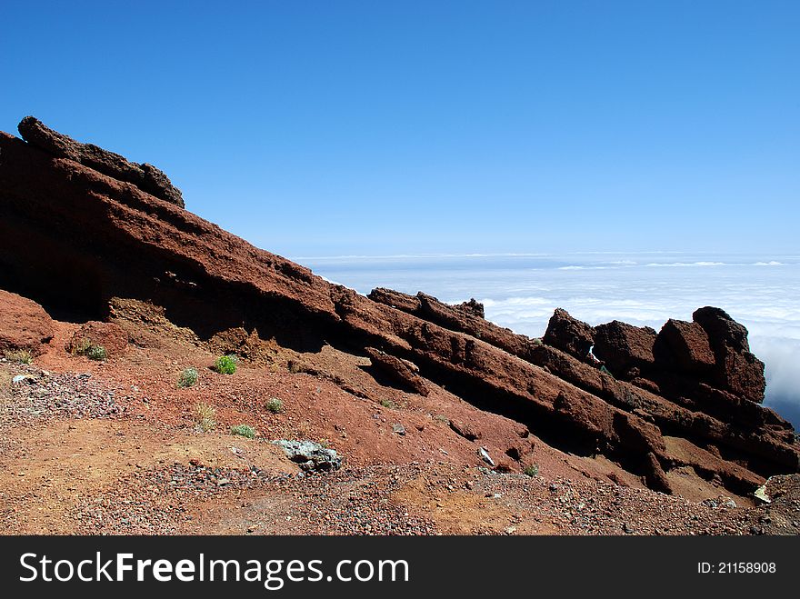 Rocks near the Route LP4, La Palma