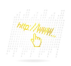 Glass Web Hand Symbol Gold Color Royalty Free Stock Photos Glass Web Hand Symbol Gold Color Royalty Free Stock Photos
